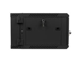Szafa instalacyjna Rack dwusekcyjna wisząca 19" 6U 600x600 czarna Lanberg (flat pack)