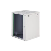 Szafa sieciowa wisząca jednosekcyjna DIGITUS Dynamic 19" 16U, 600x600, drzwi szyba, szary, niezmontowana, 60kg