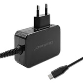Ładowarka sieciowa Qoltec GaN POWER PRO | 1xUSB-C | 65W | 5-20V | 3-3.25A | Czarna