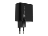 Ładowarka sieciowa, Ładowarka do laptopów Natec Ribera Gan 1x USB-A + 1x USB-C 45W czarna
