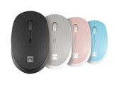 Mysz bezprzewodowa Natec Harrier 2 bluetooth 5.1 1600 DPI z cichym klikiem biało-niebieska