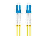 Patchcord światłowodowy Lanberg SM LC/UPC-LC/UPC DUPLEX 3.0mm LSZH G657A1 2m żółty