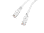 Patchcord Lanberg UTP kat.6 1m LSZH CU fluke passed biały