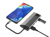 Stacja dokująca HUB USB Natec Fowler Plus Multiport USB-C PD, 3x USB 3.0, HDMI 4K, RJ45, USB-C, SD, Micro SD
