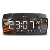 Radiobudzik Greenblue GB200 bluetooth 4.2, FM, aux-in, 6W, temperatura, alarm, zegar, akumulator 2200mAh