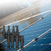 Konektor solarny Qoltec złącze MC4 | typ T | 1000V | 30A | komplet