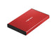 Obudowa na dysk HDD/SSD Natec RHINO Go USB 3.0 2,5" SATA czerwona