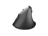 Mysz bezprzewodowa Natec Crake 2 Bluetooth 5.2 + 2.4GHz 2400DPI wertykalna czarna dla leworęcznych