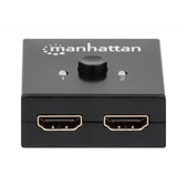 Przełącznik dwukierunkowy Manhattan HDMI 2x1 lub 1x2 4K*30Hz, czarny