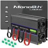 Przetwornica napięcia Qoltec Monolith 4000 MS Wave | 12V na 230V | 2000/4000W | USB