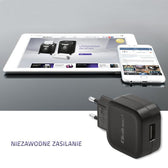 Ładowarka sieciowa Qoltec 12W 5V 2,24A USB